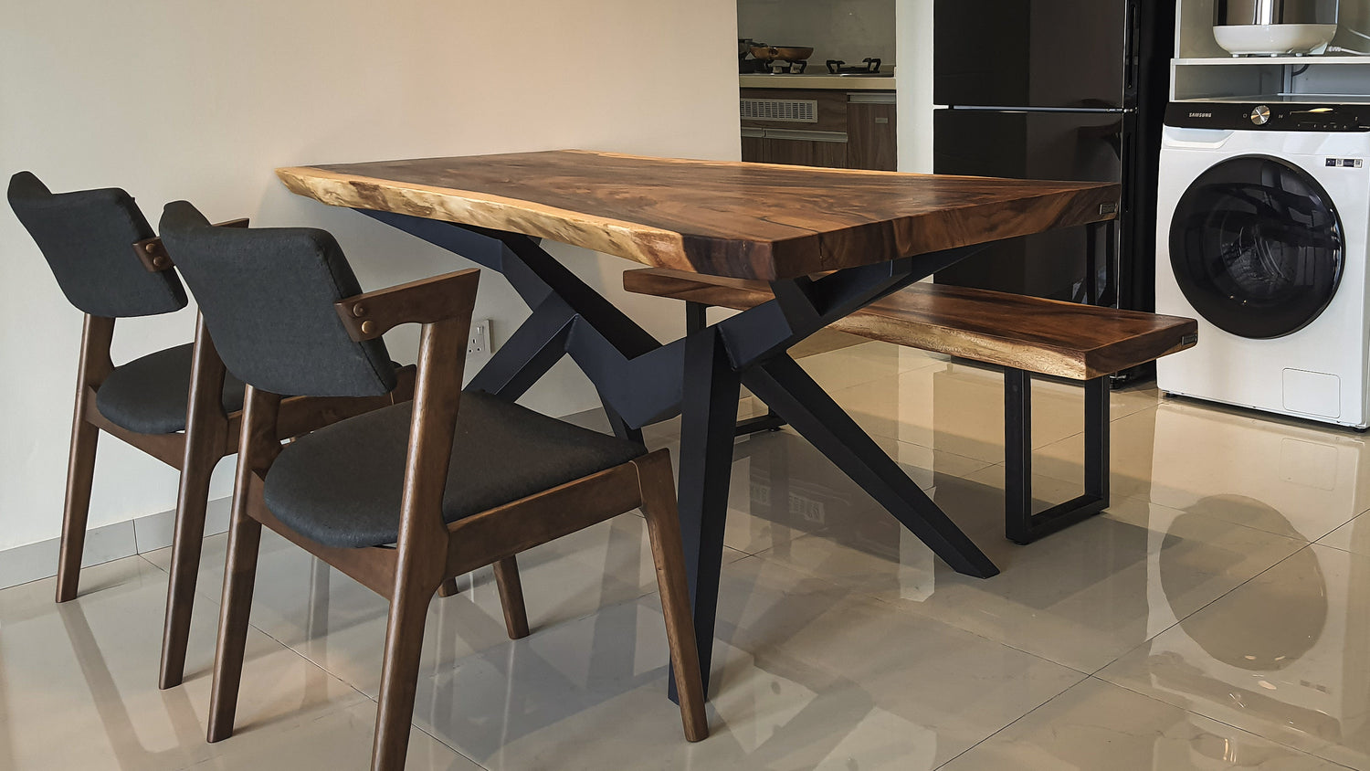 Suar Wood Dining Table