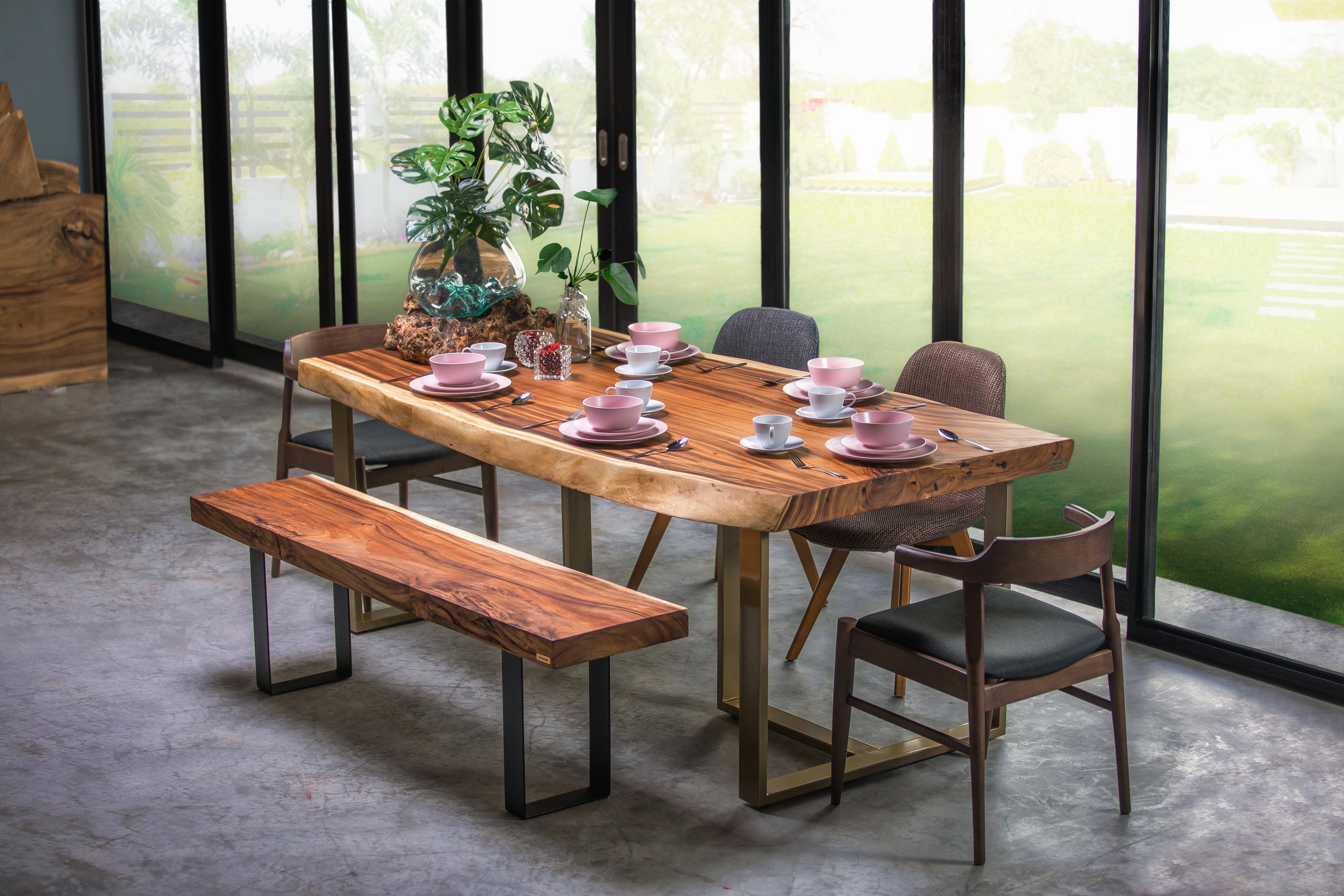 Suar Wood Dining Table