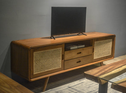 Teak Wood TV Console